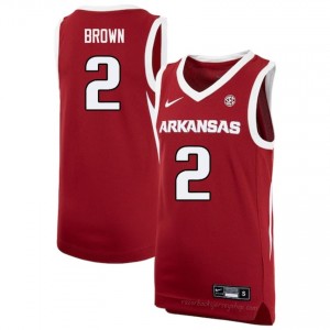 Amere Brown #2 Cardinal Men's Basketball University Jersey | Official Razorbacks Team Apparel 14769477