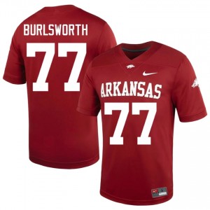 #77 Brandon Burlsworth UARK Cardinal Men's Football Jersey | SEC NCAA Licensed Gear 27072440
