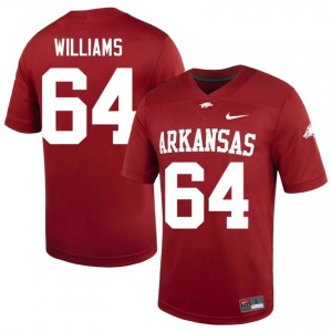 #64 Bryant Williams UARK Cardinal Men's Football Jersey | SEC NCAA Licensed Gear 63772288