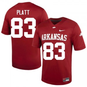 #83 Jaden Platt UARK Cardinal Men's Football Jersey | SEC NCAA Licensed Gear 43563578