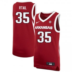 Karim Rtail #35 Cardinal Men's Basketball College Jersey | Official Arkansas Team Apparel 29383463