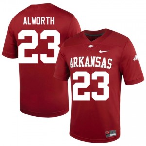 Lance Alworth #23 Razorbacks Cardinal Authentic Men's Football Player Jersey | Hog Wild Premium Gear 21637652