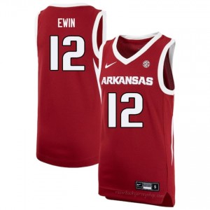 Malique Ewin #12 Cardinal Men's Basketball High School Jersey | Official Arkansas Team Apparel 33511230