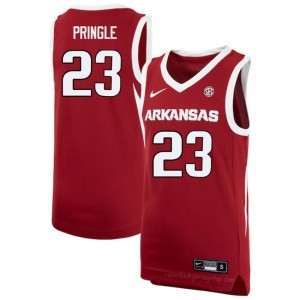 Nick Pringle #23 Cardinal Men's Basketball NCAA Jersey | Official Razorbacks Team Apparel 17992291