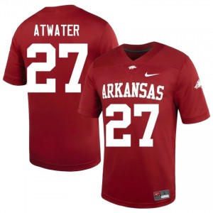 #27 Steve Atwater Arkansas Cardinal Men's Football Jersey | SEC NCAA Licensed Gear 64915947