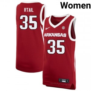 Karim Rtail #35 Cardinal Women's Basketball Player Jersey | Official Razorbacks Team Apparel 46915942