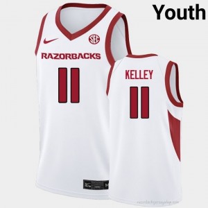 #11 Karter Knox Razorbacks White Youth Basketball Jersey | SEC NCAA Licensed Gear 46811794