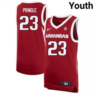 Nick Pringle #23 Cardinal Youth Basketball College Jersey | Official Arkansas Team Apparel 39002249